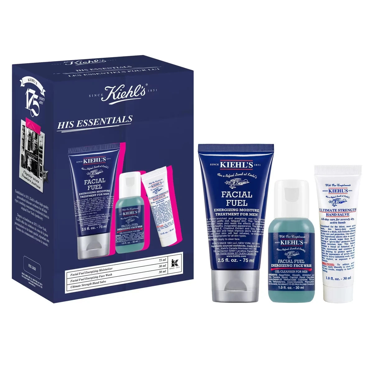 Set Los Esenciales para Él Kiehl's