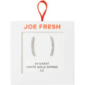 Aros Oruga Bañados en Oro 24K Joe Fresh