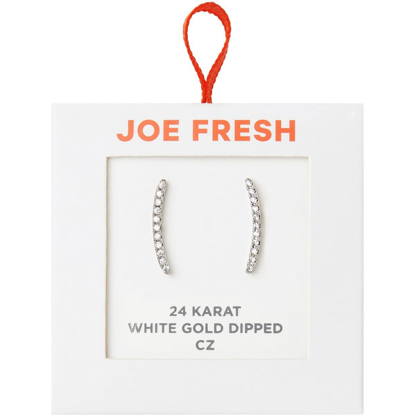 Aros Oruga Bañados en Oro 24K Joe Fresh