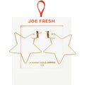 Aros Estrella Bañados en Oro 24K Joe Fresh