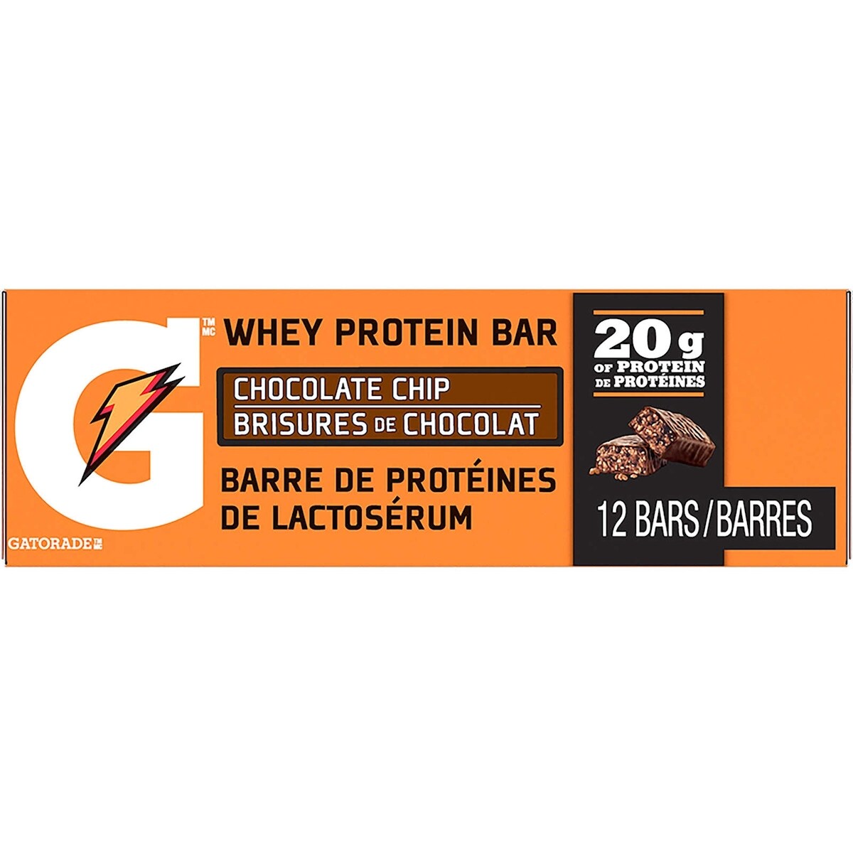 Barra de Proteína de Suero Recovery Trocitos de Chocolate Gatorade