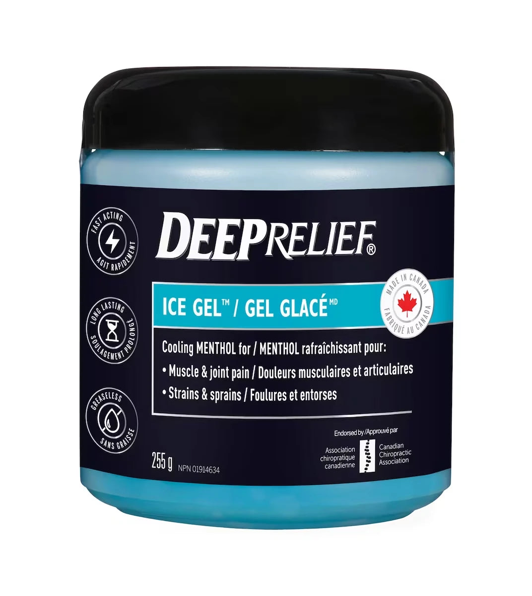 Gel Frío para Músculos y Articulaciones Deep Relief
