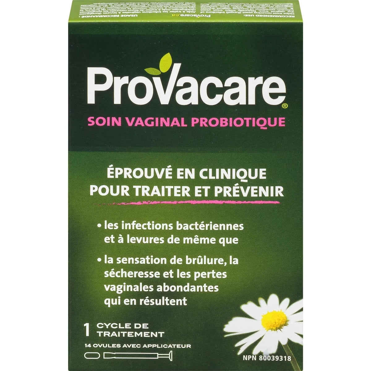 Suplemento Probiótico para Cuidado Vaginal Provacare