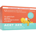 Supositorios 325 mg Acet