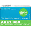 Supositorios 650 mg Acet