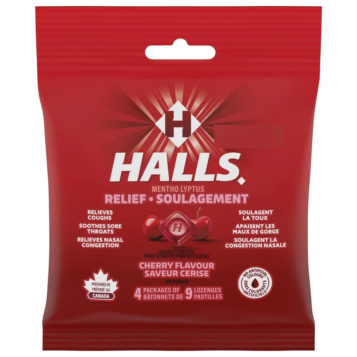 Pastillas Mentho-Lyptus Sabor Cereza Halls