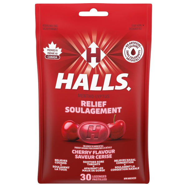 Pastillas para la Garganta Mentho-Lyptus Cereza 30 un. Halls