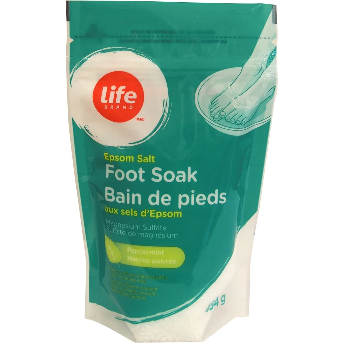 Sal de Epsom Baño de Pies LB Life Brand