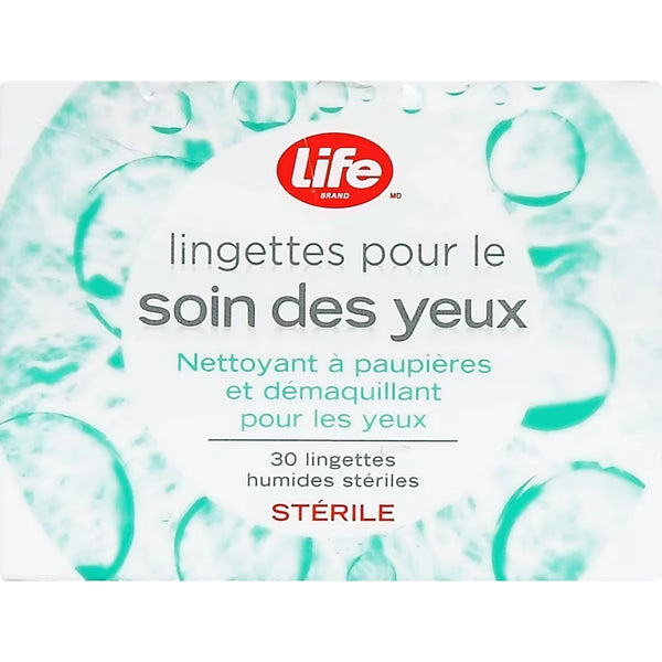Toallitas para el Cuidado de Ojos Life Brand
