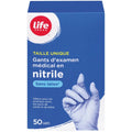 Guantes de Nitrilo de Examen Médico 50 un Life Brand