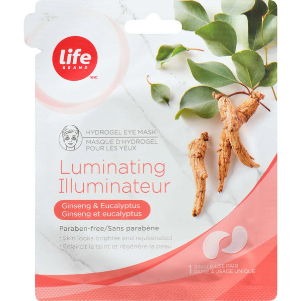 Contorno de Ojos Luminating Hydrogel Eye Mascarilla Life Brand