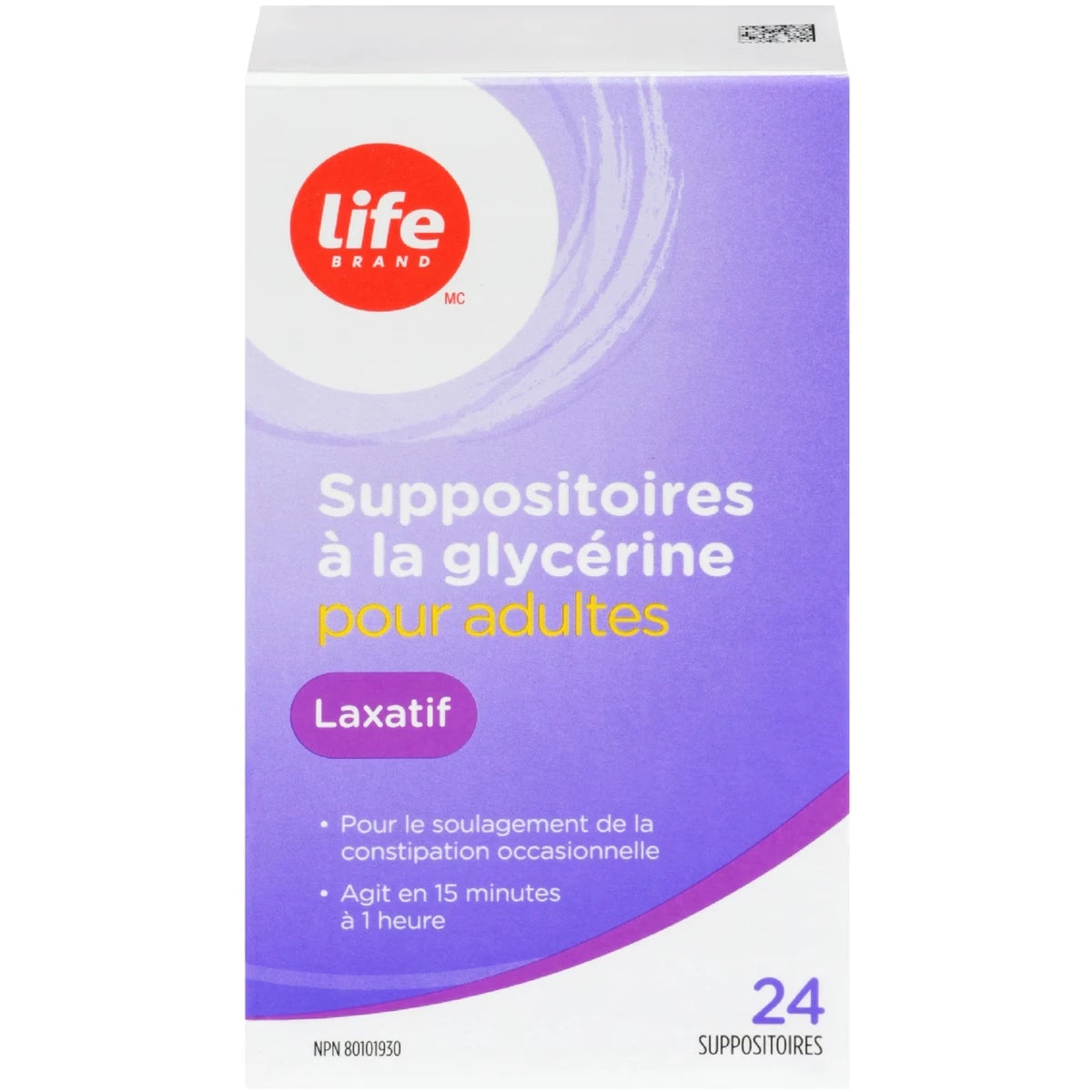 Supositorios de Glicerina para Adultos Life Brand