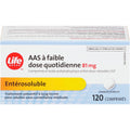 Ácido Acetilsalicílico Liberación Prolongada 81 mg Life Brand