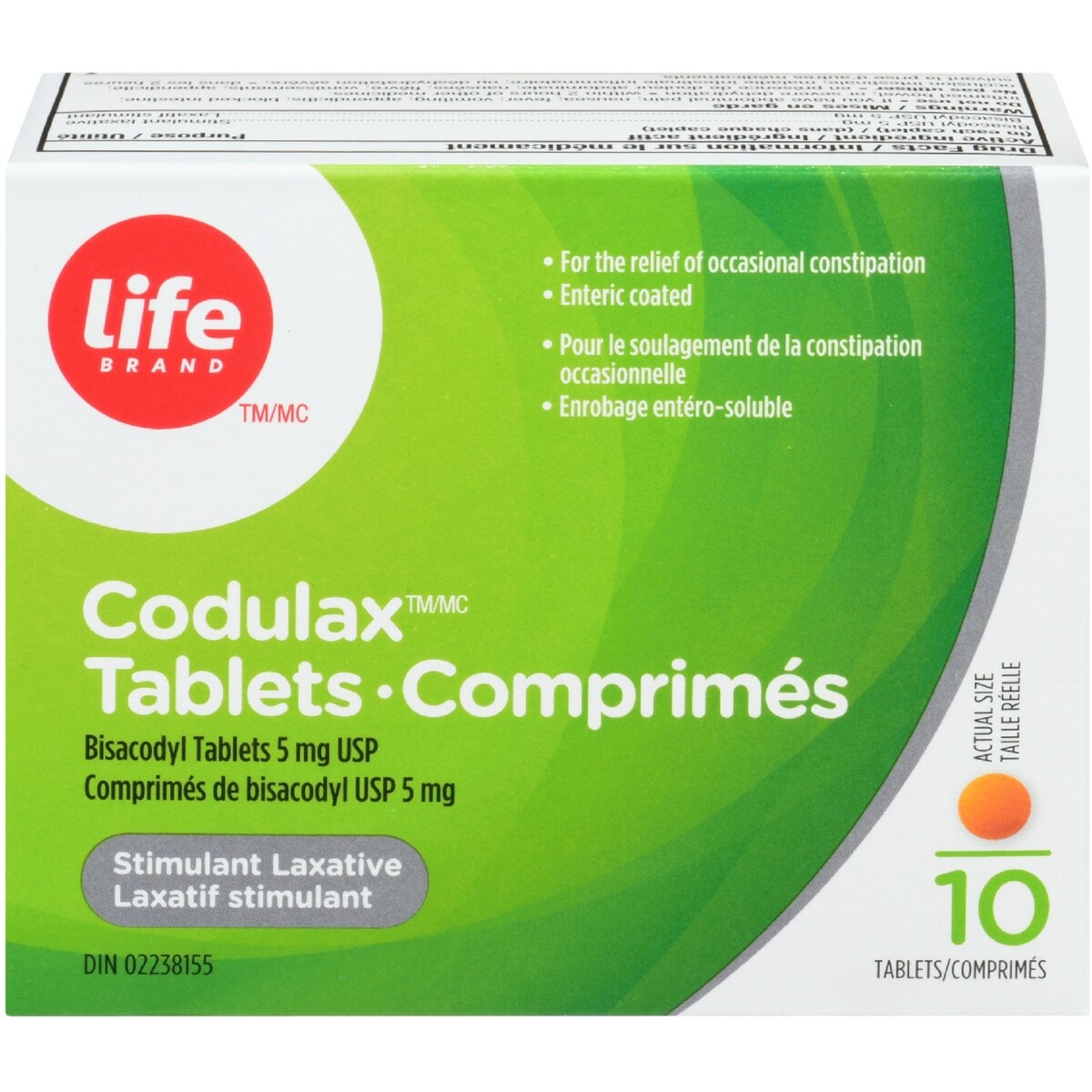 Comprimidos Codulax 10 Unidades Life Brand