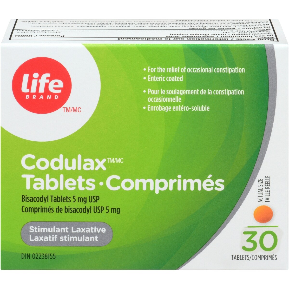 Comprimidos Codulax 30 Unidades Life Brand