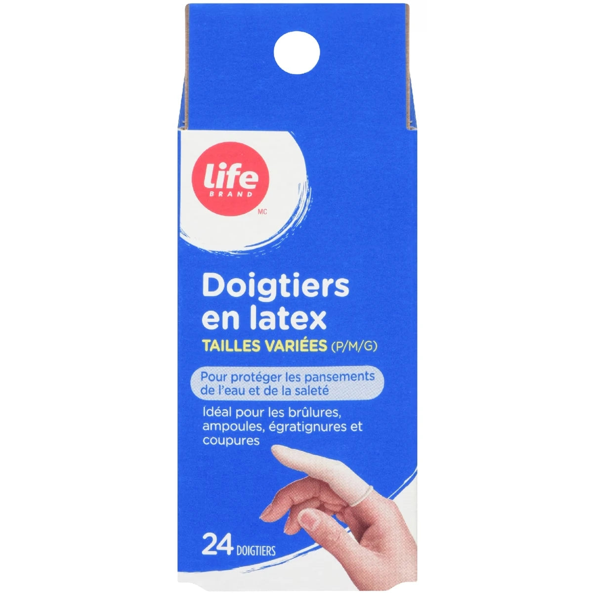 Dediles de Látex Life Brand