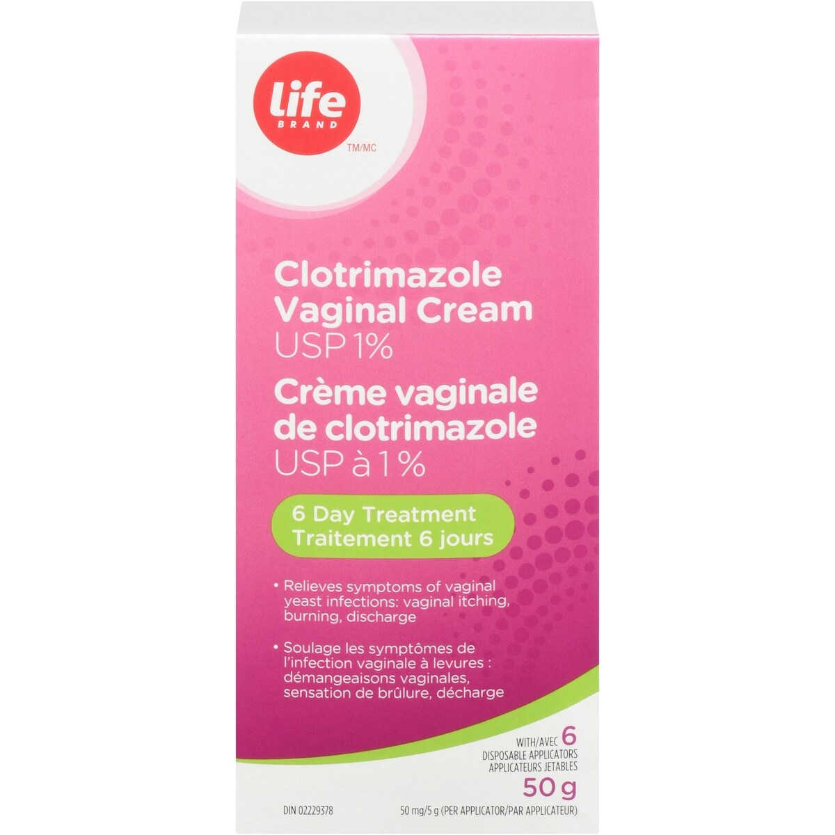 Crema Vaginal de Clotrimazol USP al 1 % Life Brand