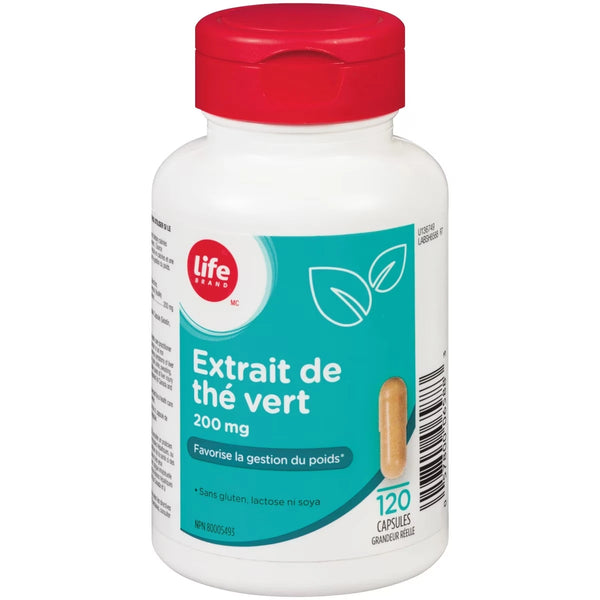Extracto de Té Verde 200 mg Life Brand