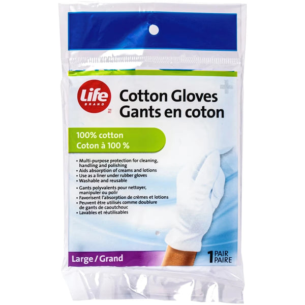 Guantes de Algodón Talla Grande Life Brand