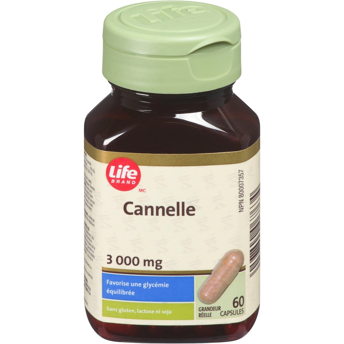 Suplemento de Canela 150 mg Life Brand