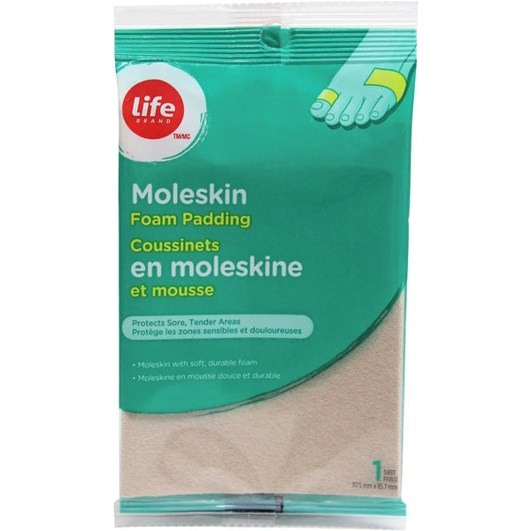 Almohadillas de Moleskin y Espuma Life Brand