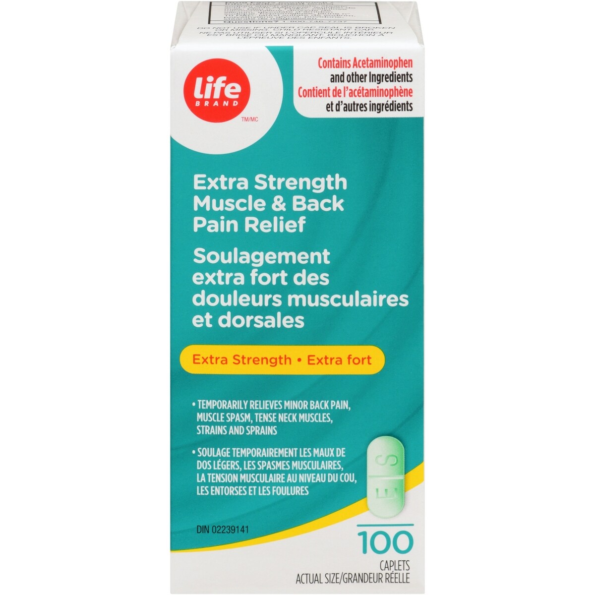 Analgésico Muscular y de Espalda Extra Fuerte Life Brand