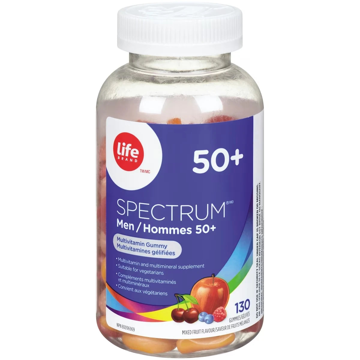 Multivitamínico en Gomitas Spectrum Hombres 50+ Life Brand