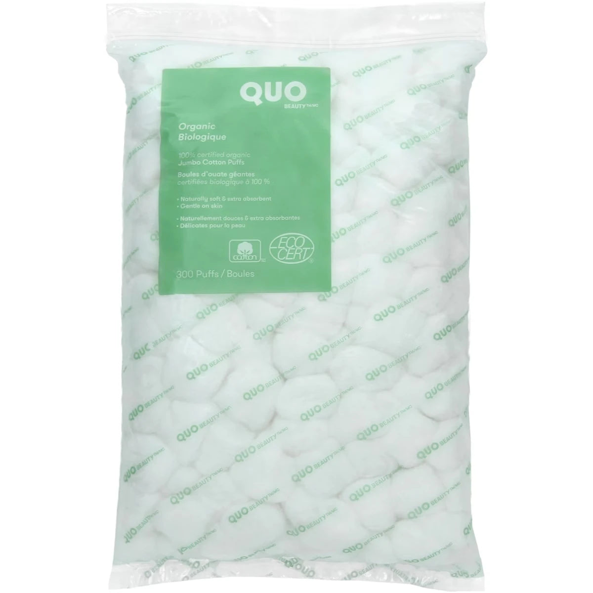 Algodones Jumbo Orgánicos Certificados Quo Beauty