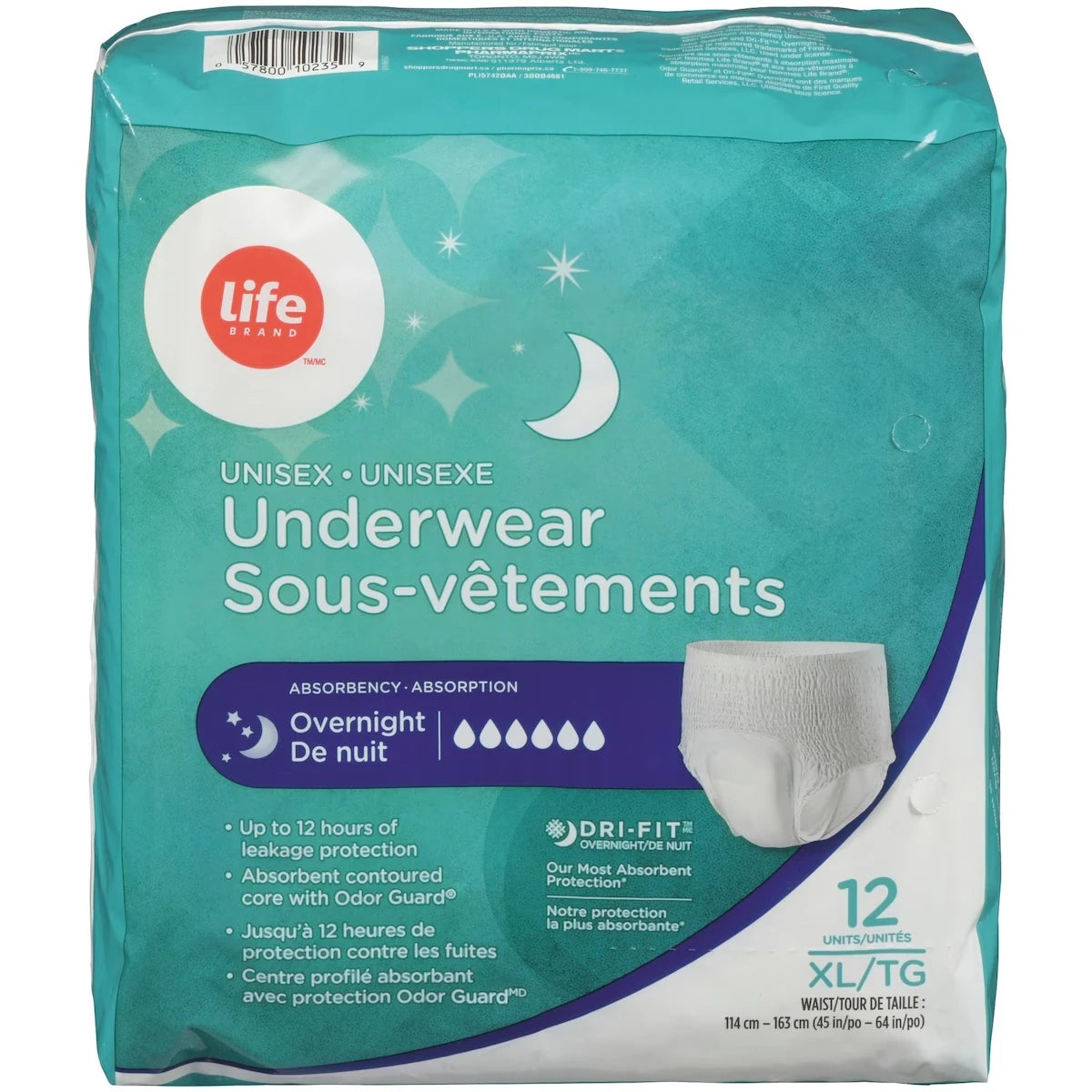 Ropa Interior Unisex Talla Extra Grande Life Brand