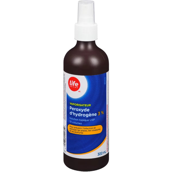 Peróxido de Hidrógeno 3% en Spray Life Brand