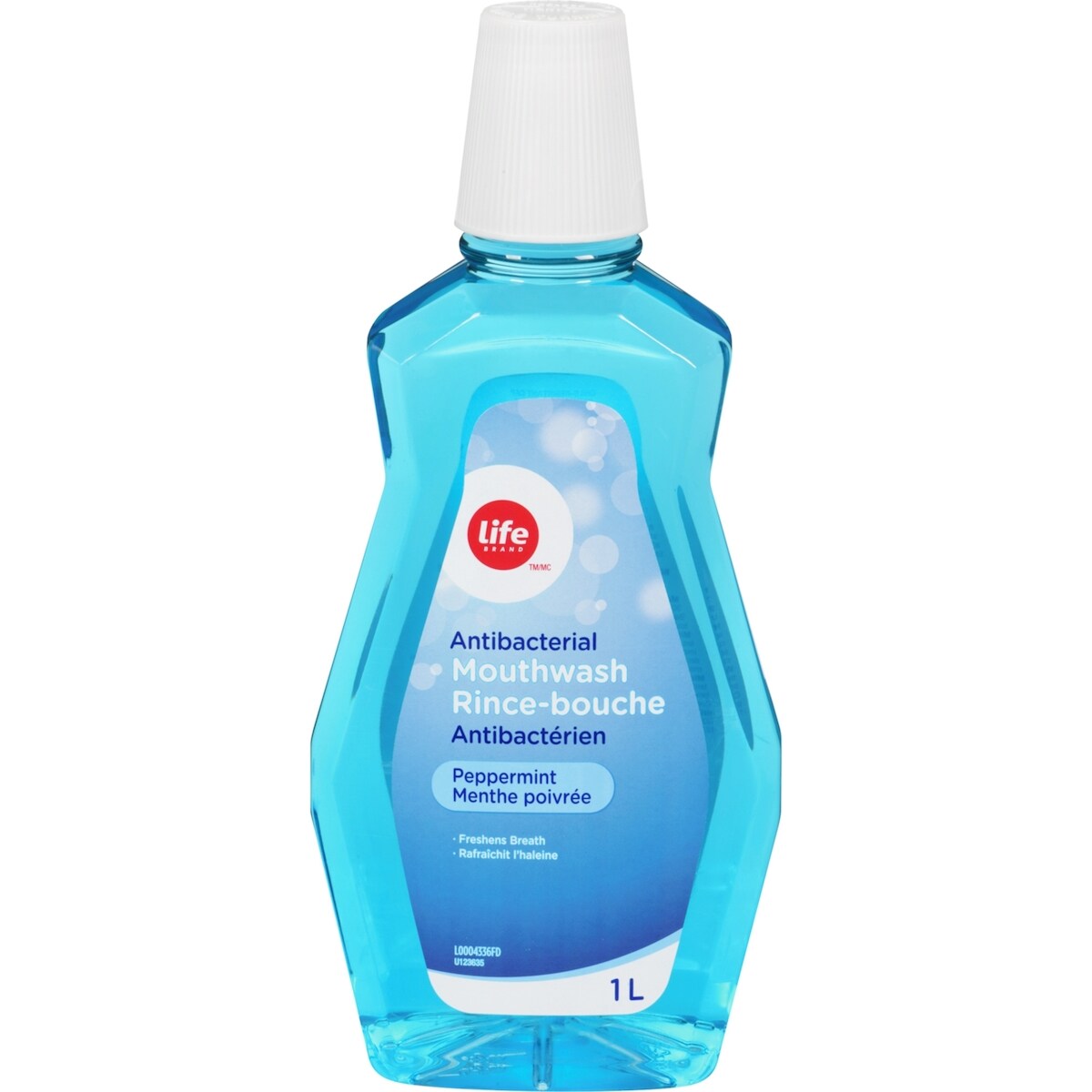 Enjuague Bucal Antibacterial Menta Piperita Life Brand