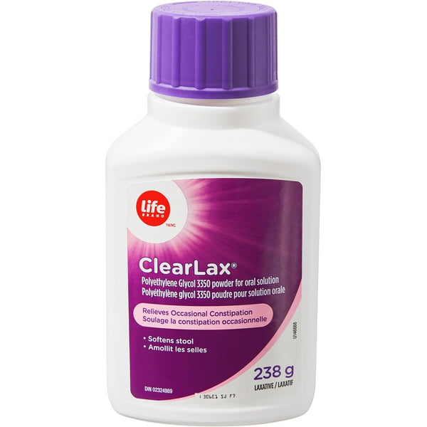 Clearlax Polietilenglicol 3350 Polvo para Solución Oral Life Brand