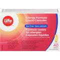Alivio Fórmula Contra las Alergias Cápsulas Líquidas Life Brand