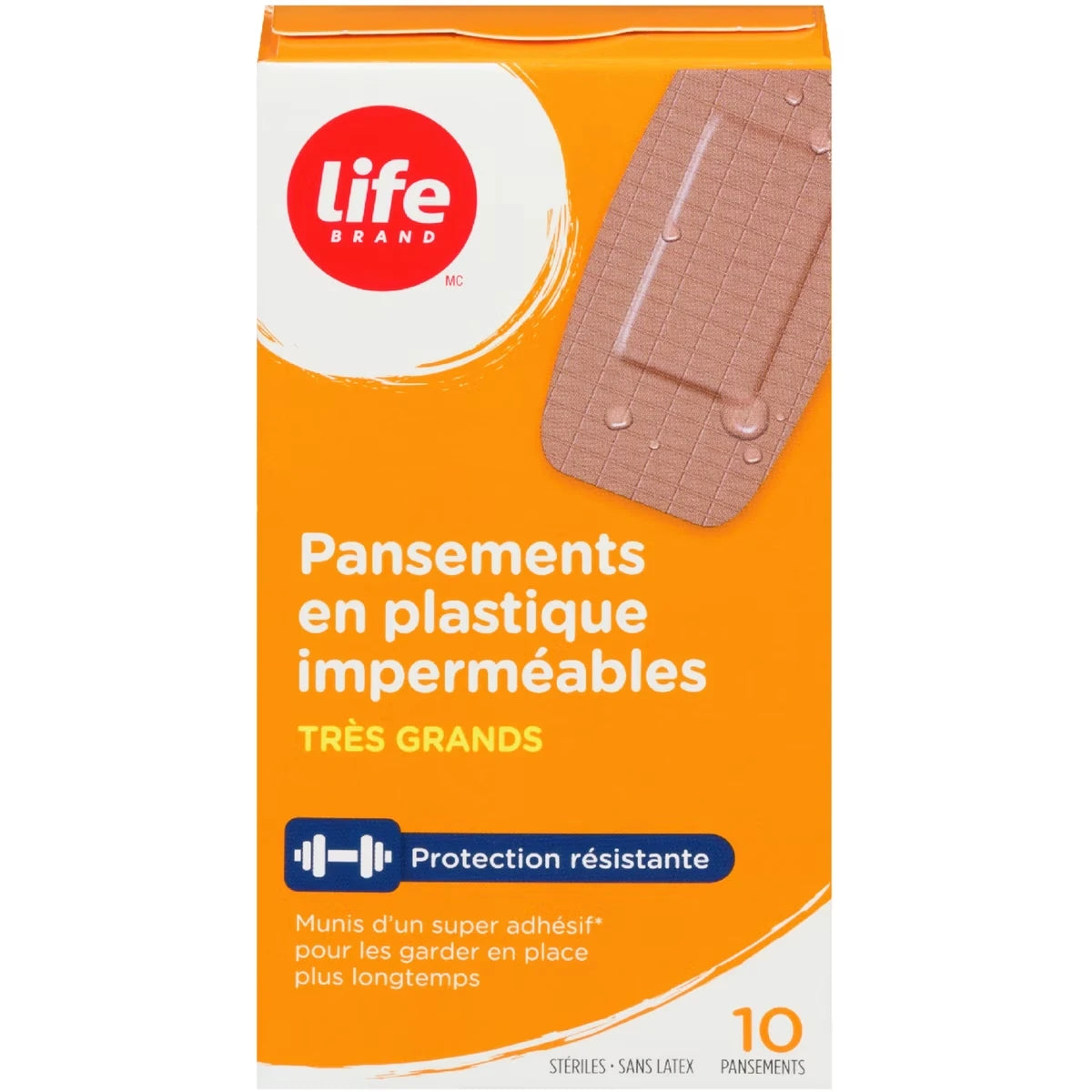 Apósitos Adhesivos de Plástico Impermeables Life Brand