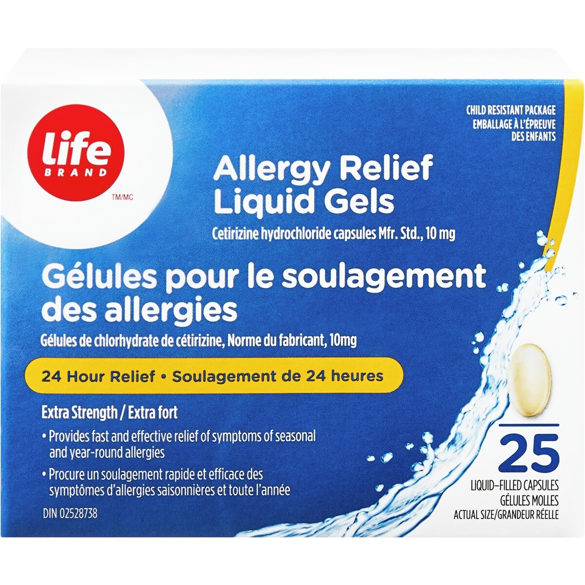 Cápsulas para Alergias 25 unidades Life Brand