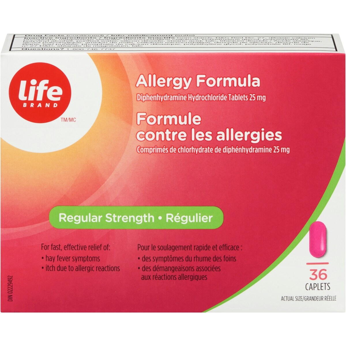 Alivio Fórmula Contra las Alergias Life Brand