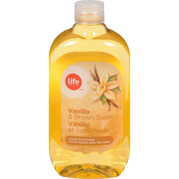 Jabón Líquido Vainilla y Azúcar Rubia para las Manos Life Brand