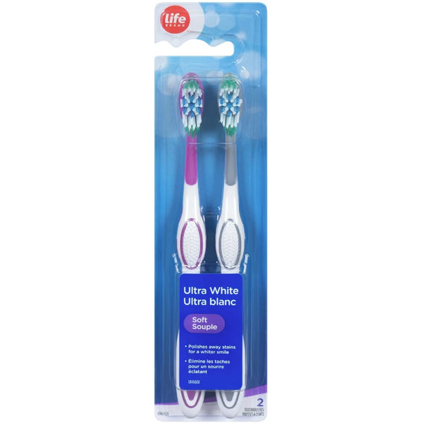 Higiene Bucal Ultra Blanco Cepillo De Dientes Suave Life Brand