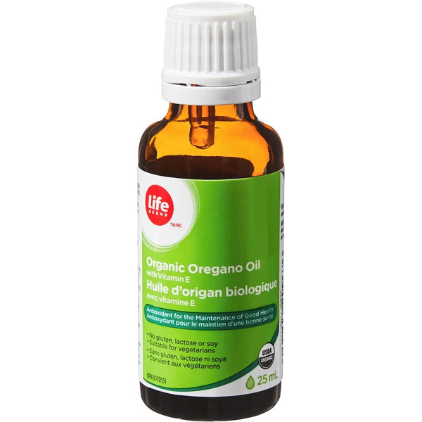 Aceite de Orégano Orgánico con Vitaminas Life Brand