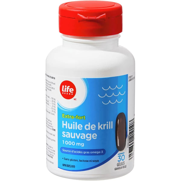 Aceite de Krill Salvaje Extra Fuerte Life Brand