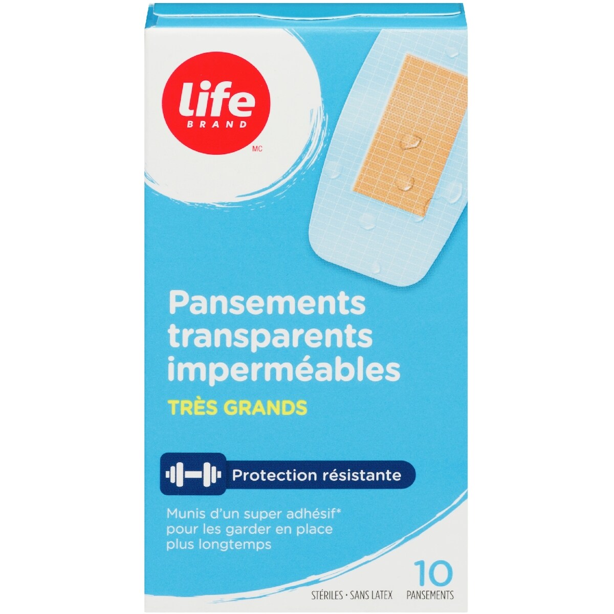 Apósitos Adhesivos Transparentes Impermeables Life Brand