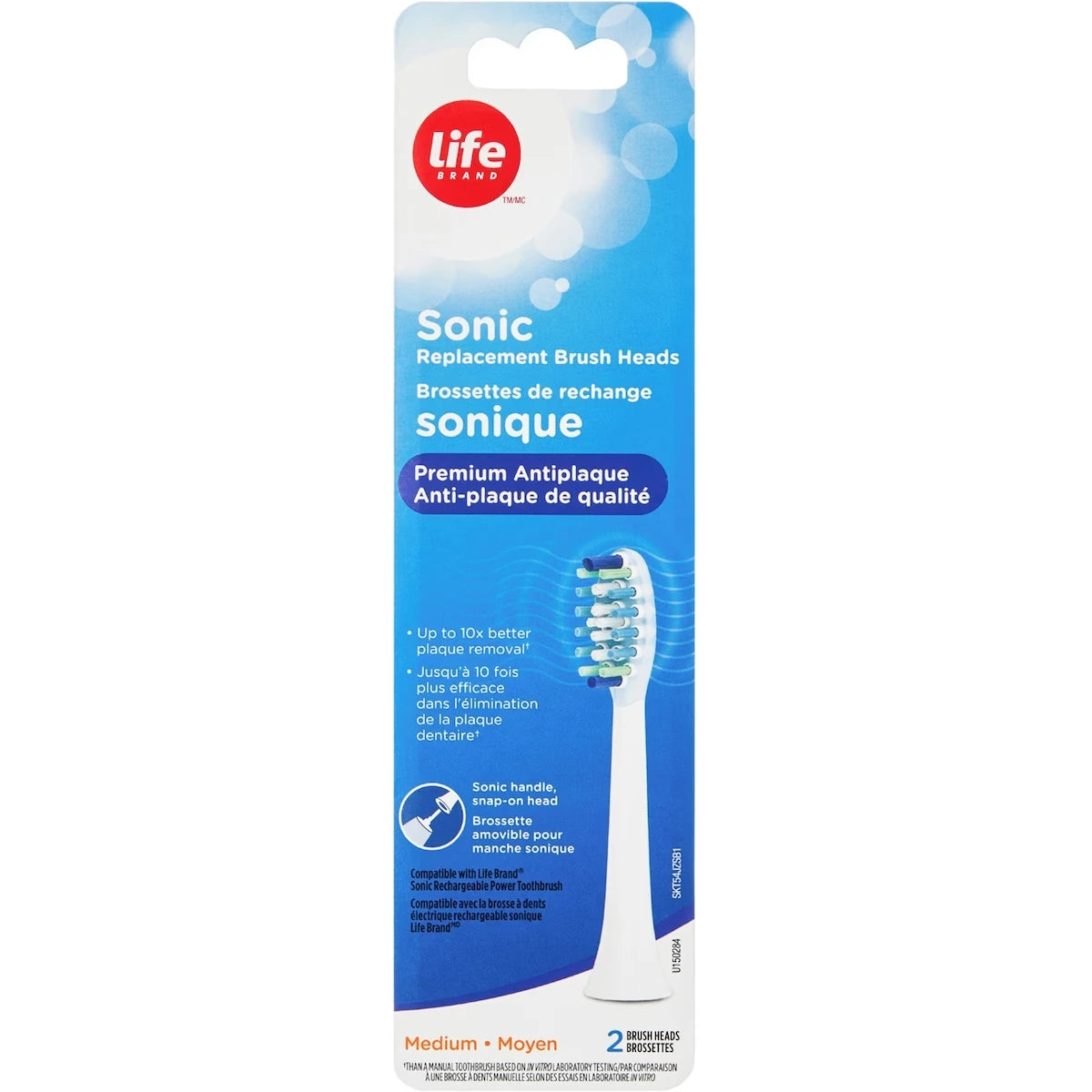 Cabezales de Repuesto Cepillo Dental Sónico Life Brand