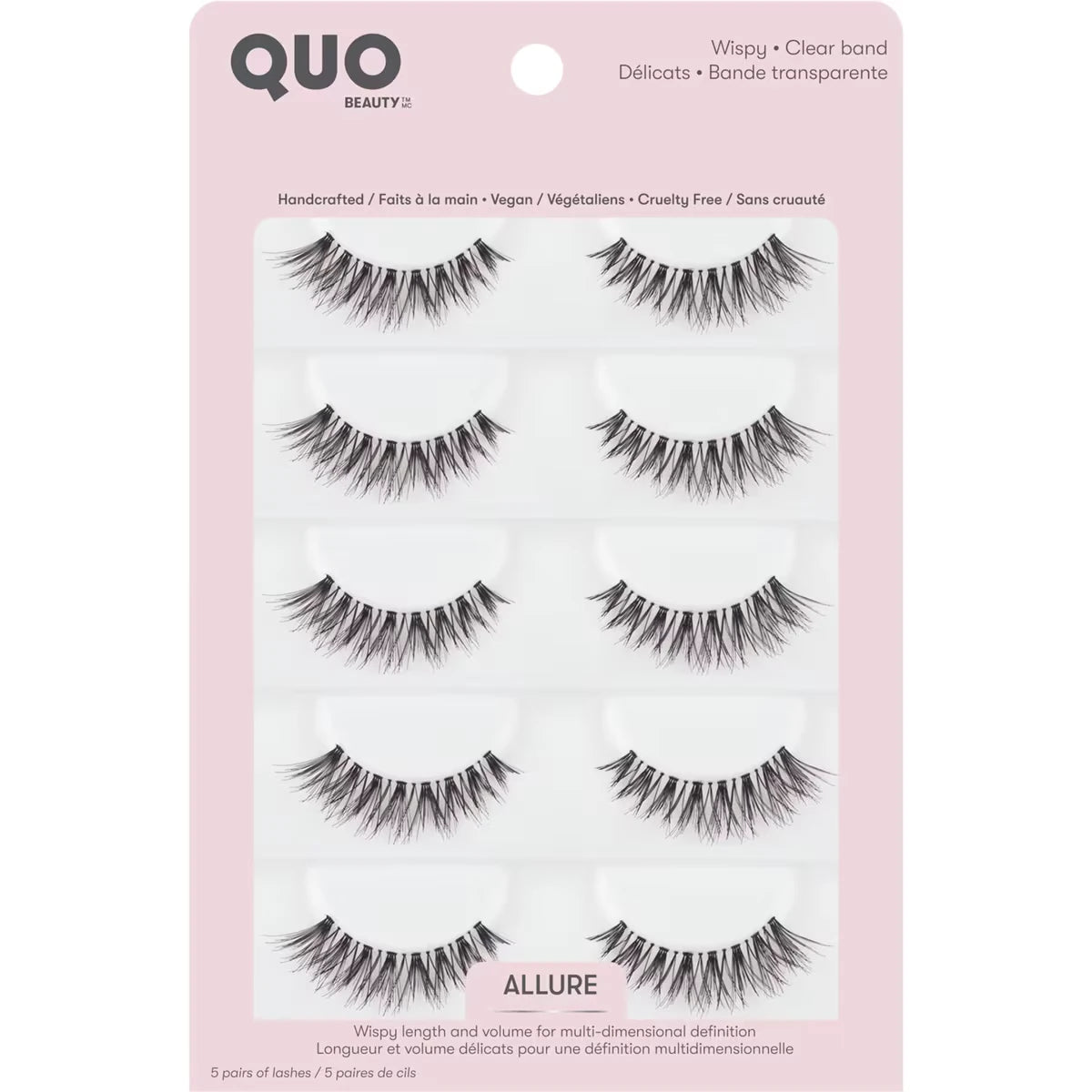 Maquillaje de Ojos Allure - 5 Pairs Of Lashes Quo Beauty