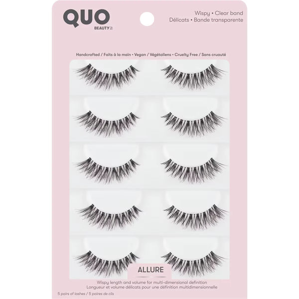 Pestañas Postizas Allure Lashes 5 Pares Quo Beauty