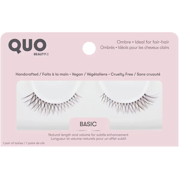 Pestañas Postizas Básicas 1 Par Quo Beauty
