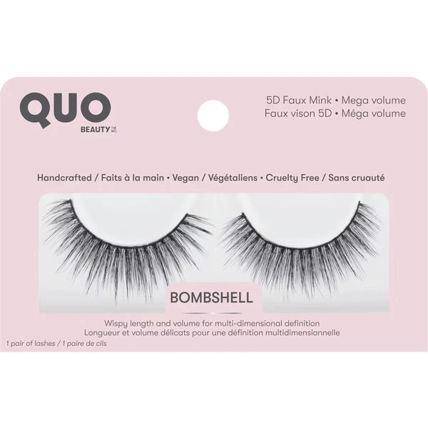Pestañas Postizas Bombshell 1 Par Quo Beauty