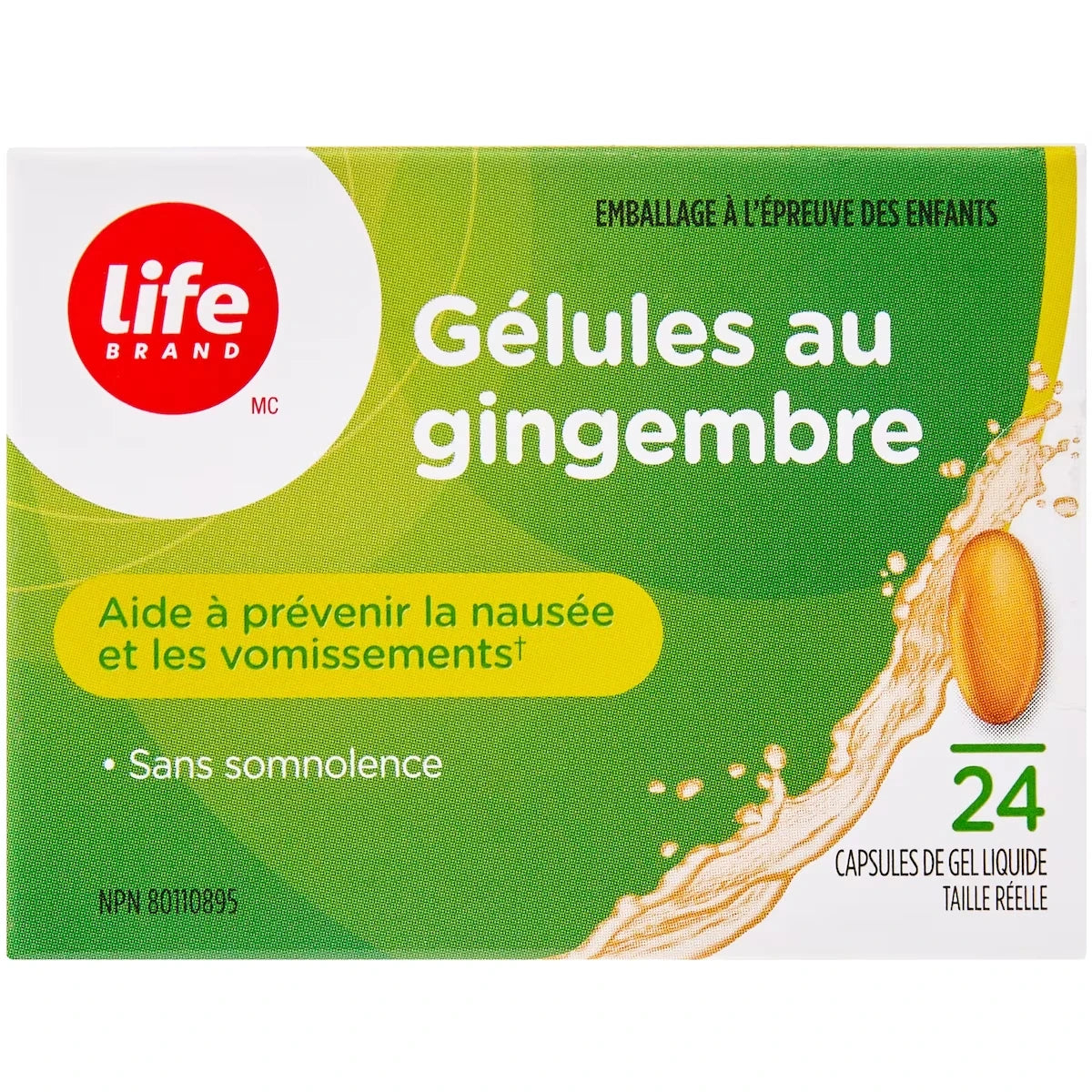 Cápsulas de Jengibre Life Brand