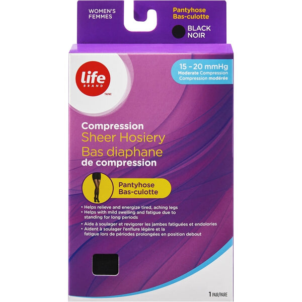 Pantimedias de Compresión Diáfanas L 15-20 Life Brand