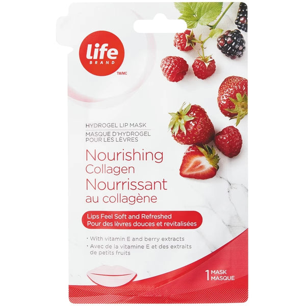 Proteína Nutritivo Colágeno HydroGel Labios Mascarilla Life Brand