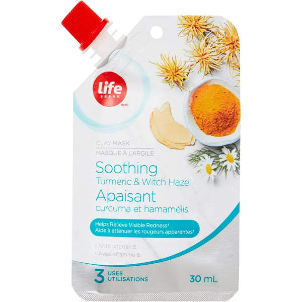Mascarilla de Arcilla Cúrcuma y Hamamelis Life Brand
